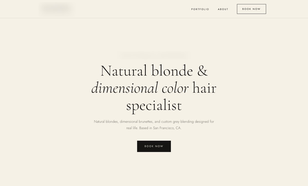 The website after the redesign